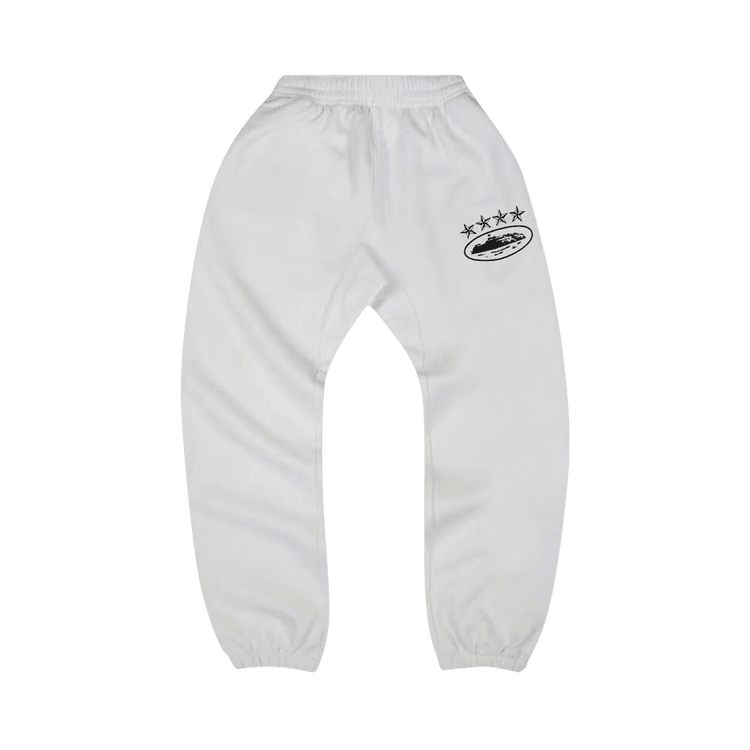 Corteiz white 4 star pants