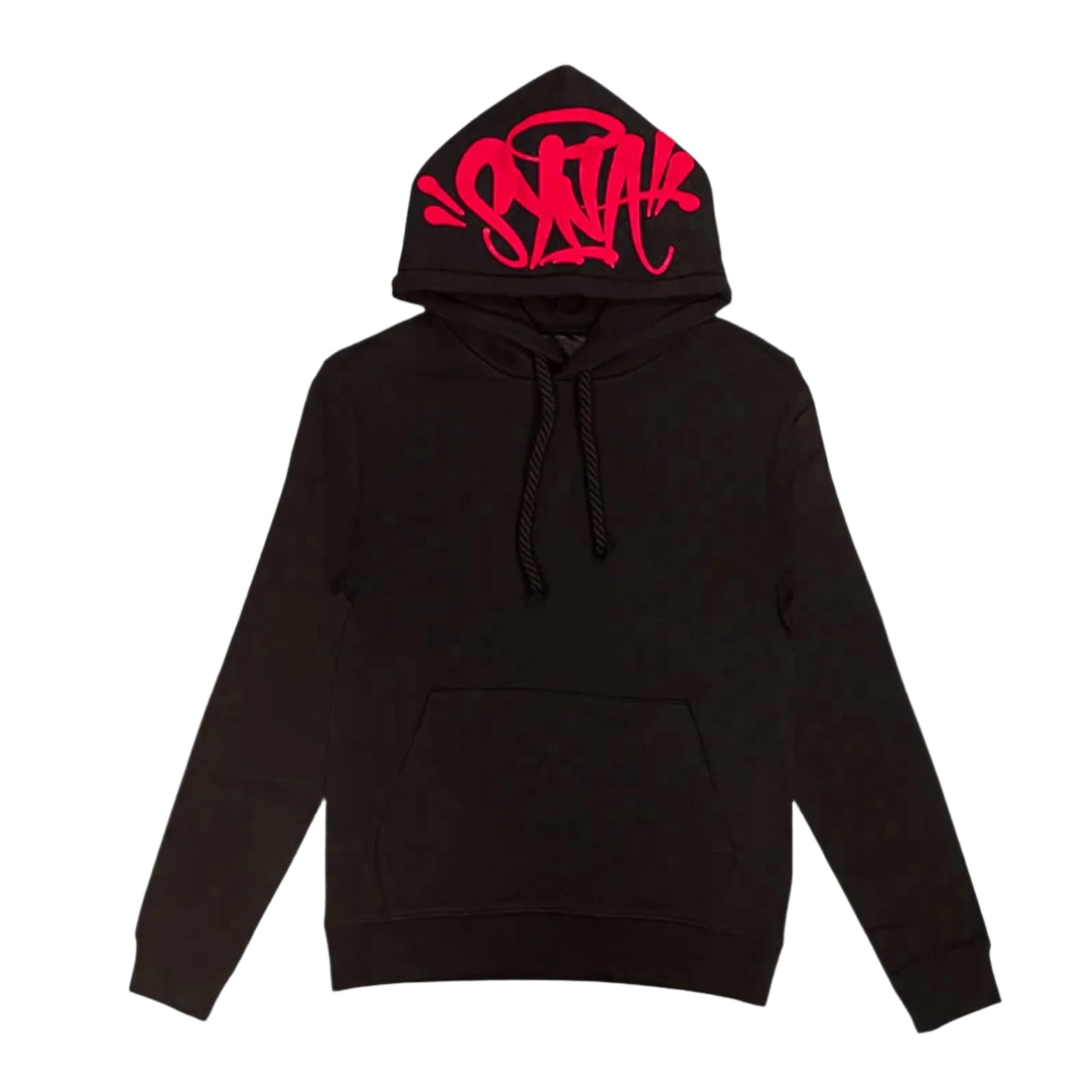 Syna red and black hoodie