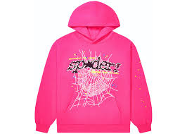 Sp5der pink hoodie