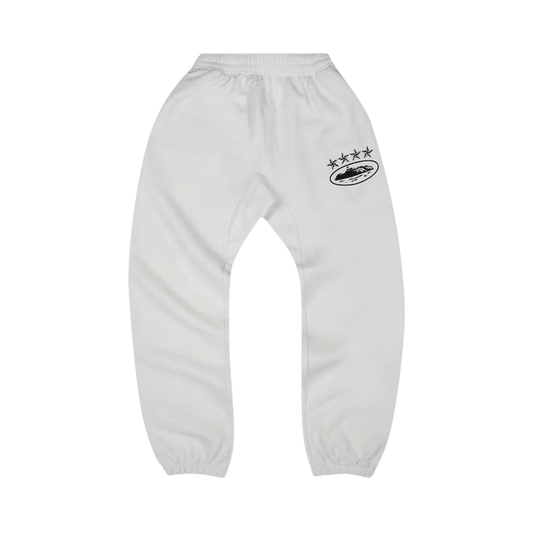 Corteiz white 4 star pants