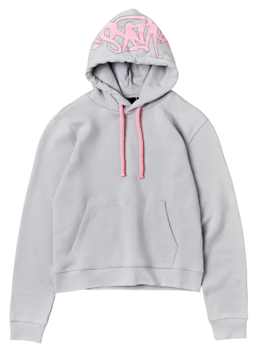 Syna grey and pink hoodie