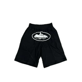 Corteiz black and white shorts