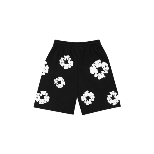Denim tears black and white shorts