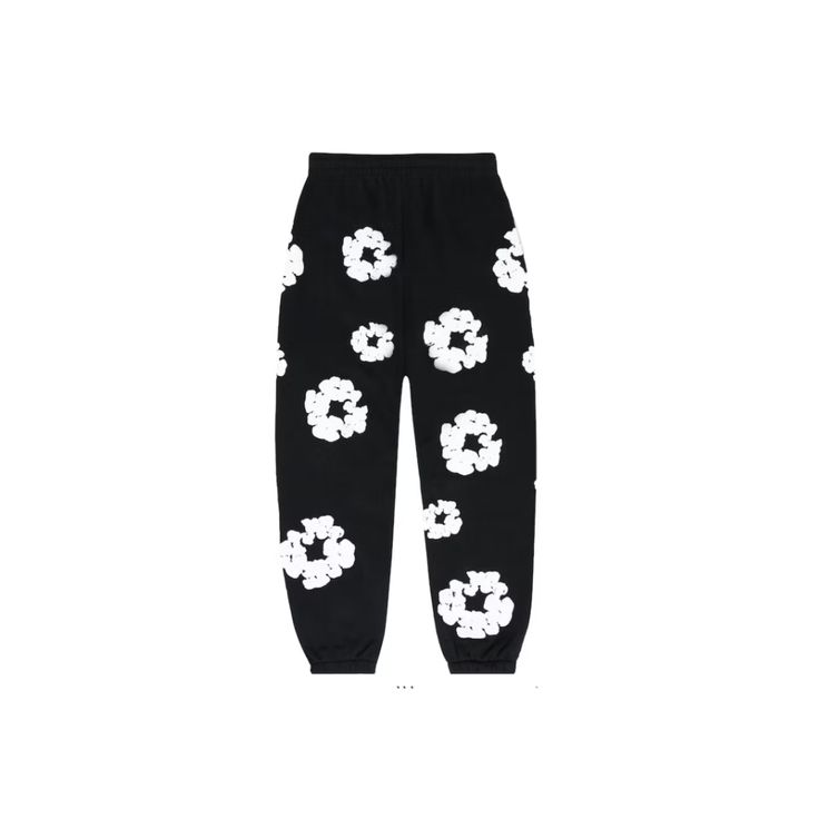 Denim tears black and white pants