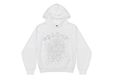 Sp5der white hoodie