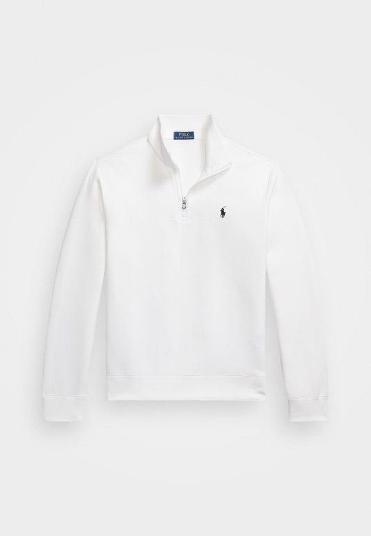 Ralph lauren white quarter zip
