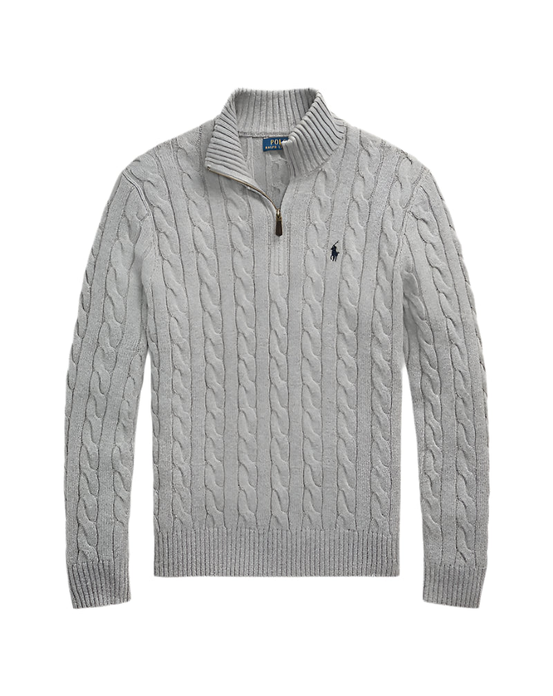 Ralph lauren grey quarter zip