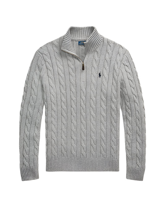 Ralph lauren grey quarter zip