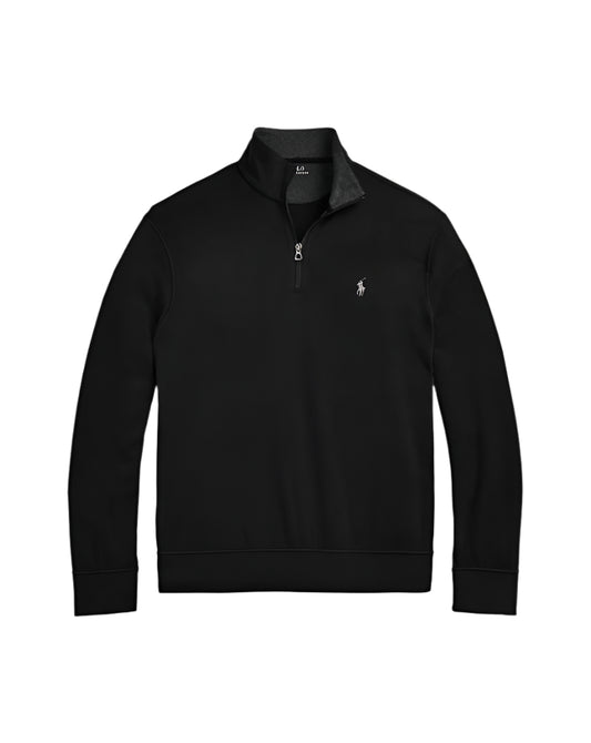Ralph lauren black quarter zip